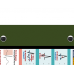 WhiteCoat Clipboard® Trifold  - Army Green EMT Edition